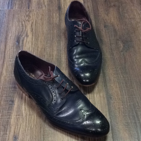 Ted Baker Mens Gryene Burnished Derby Brogue main image 6